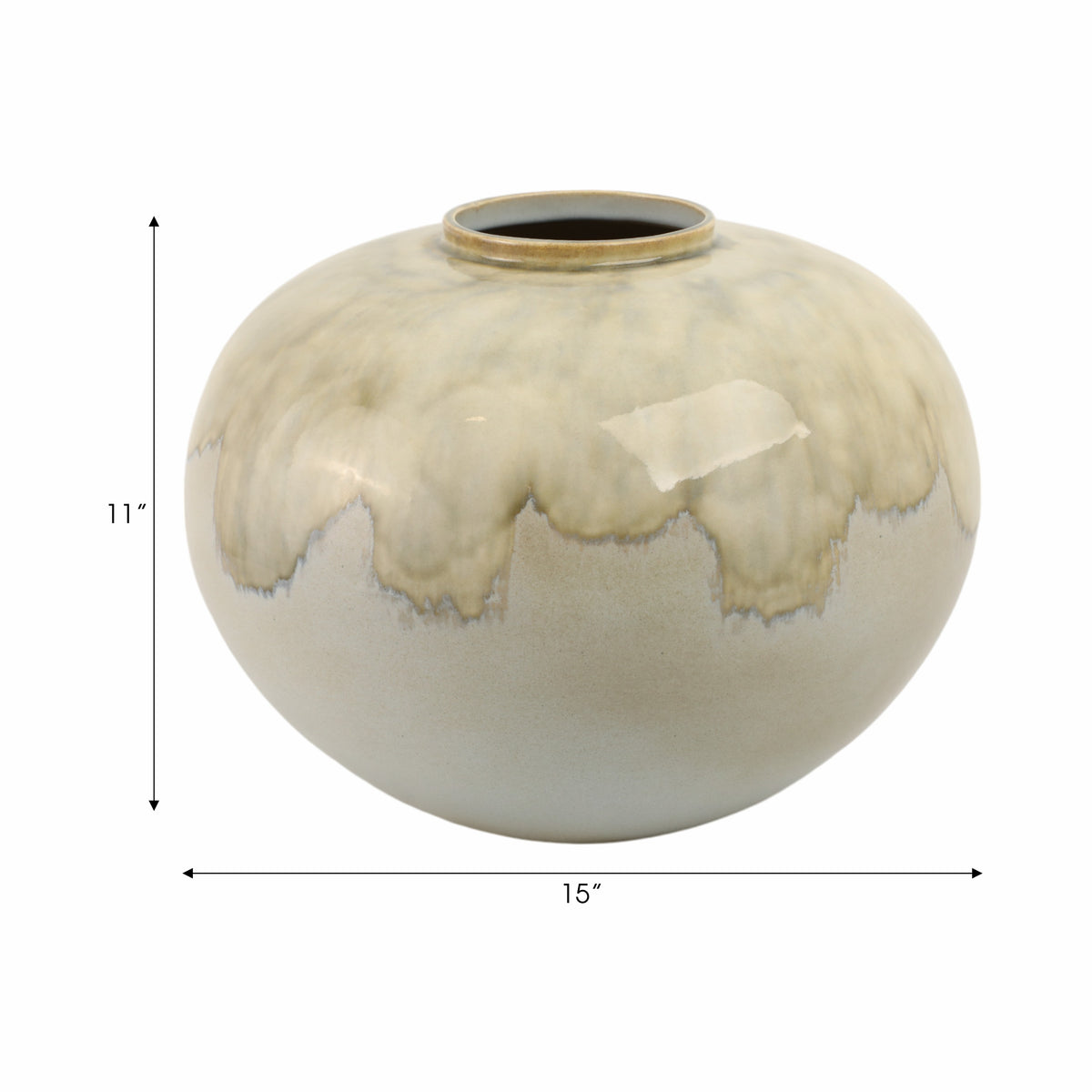 Aspenoak Gray Bowl — 12″ — additional view