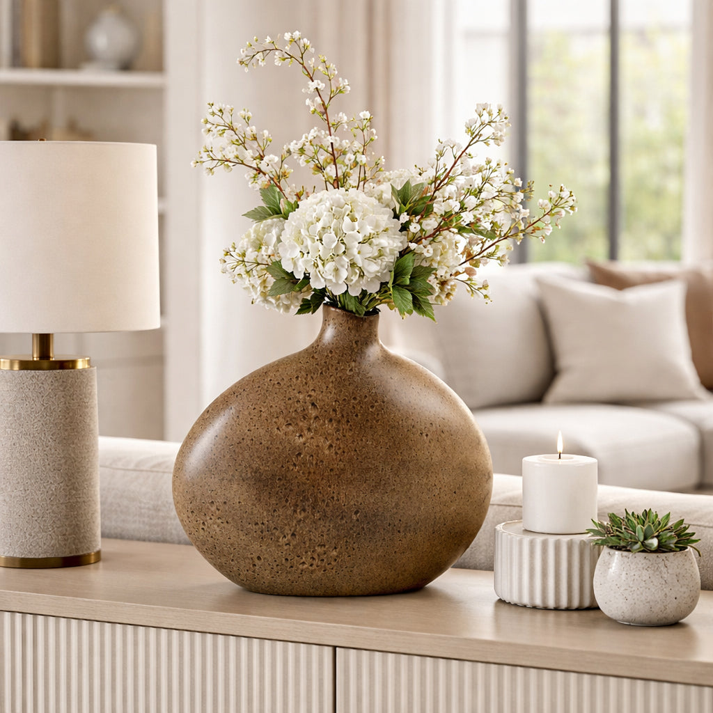 Cabotpark Brown Vase — 14″ — additional view