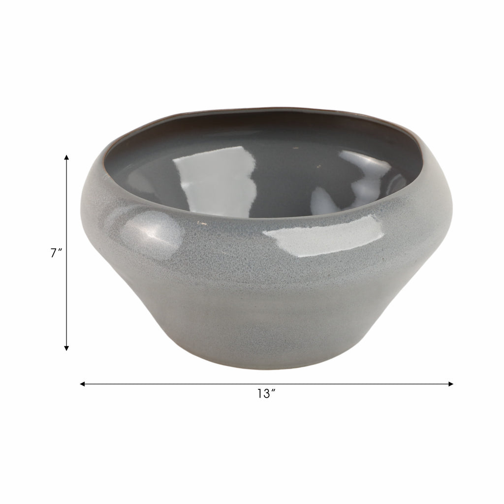 Turnerford Gray Bowl — 7″ — additional view