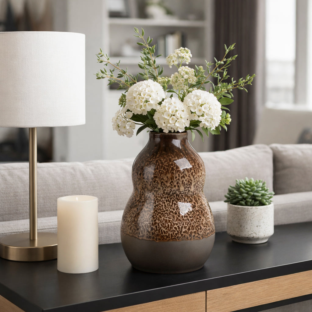 Harlemhaven Brown Vase — 12″ — additional view