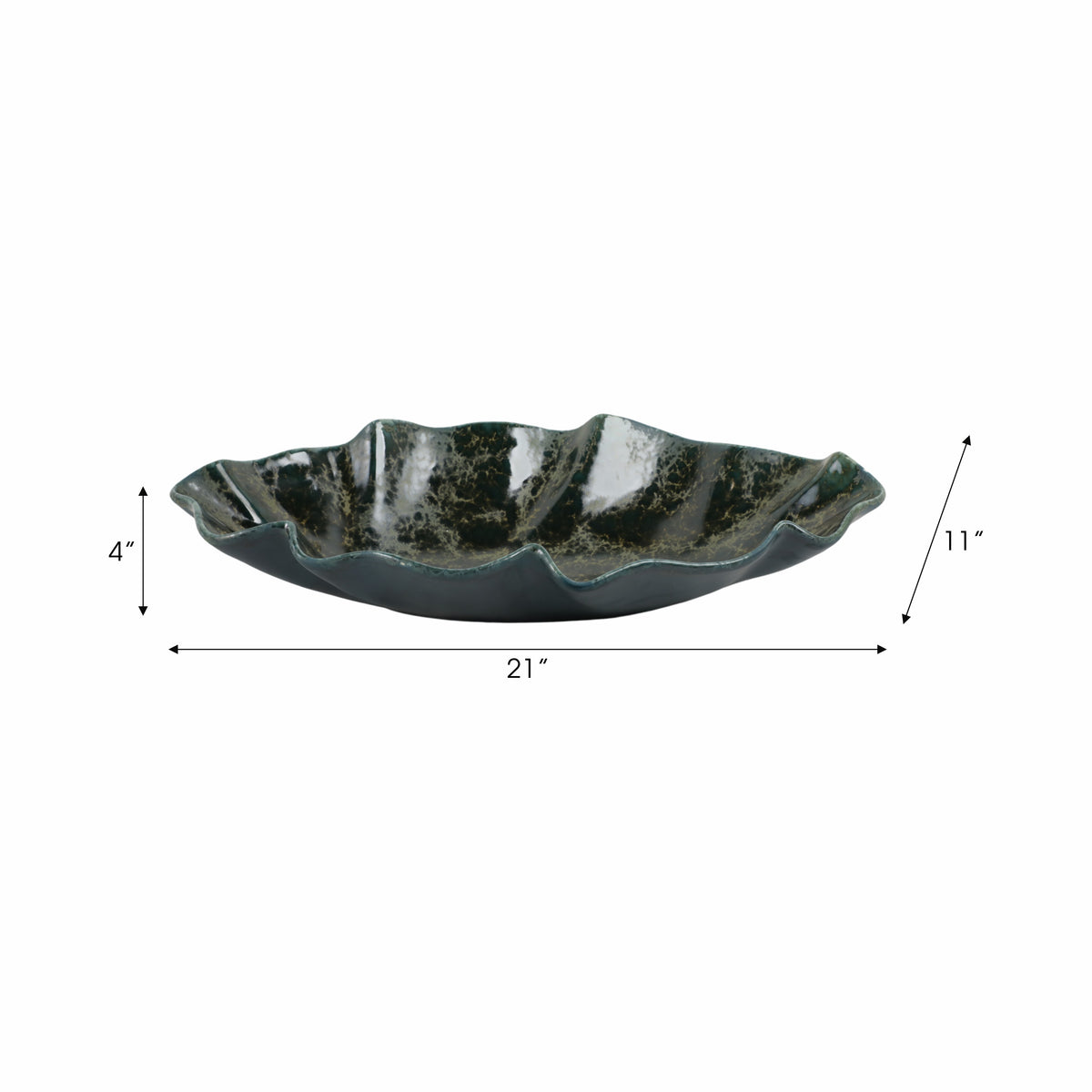 Waylandcross Green Bowl — 4″ — additional view