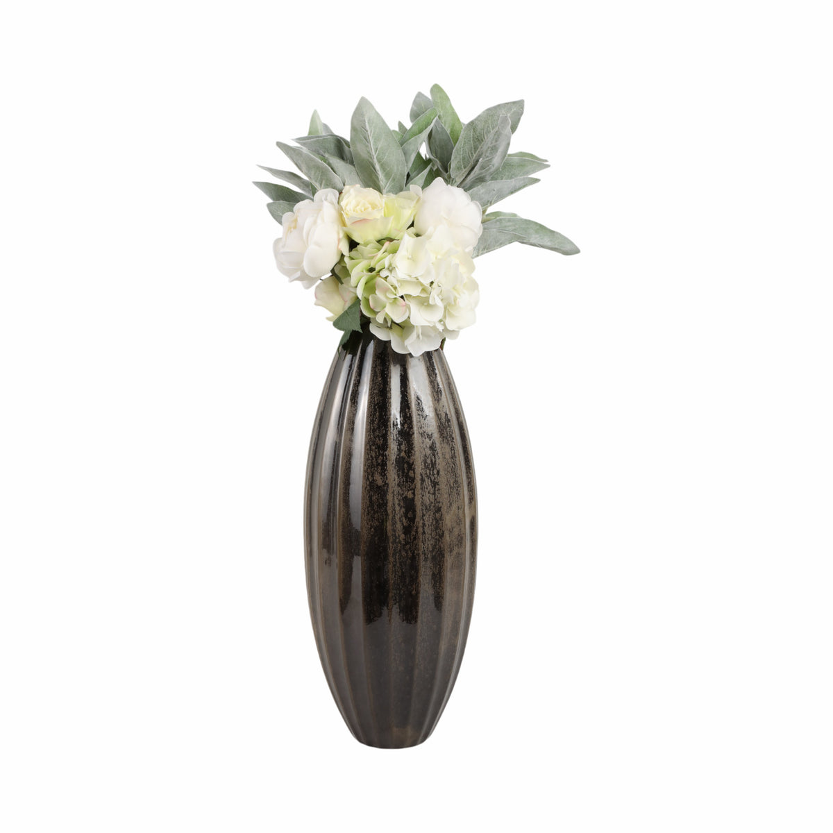 Tiltonridge Black Vase — 20″ — additional view