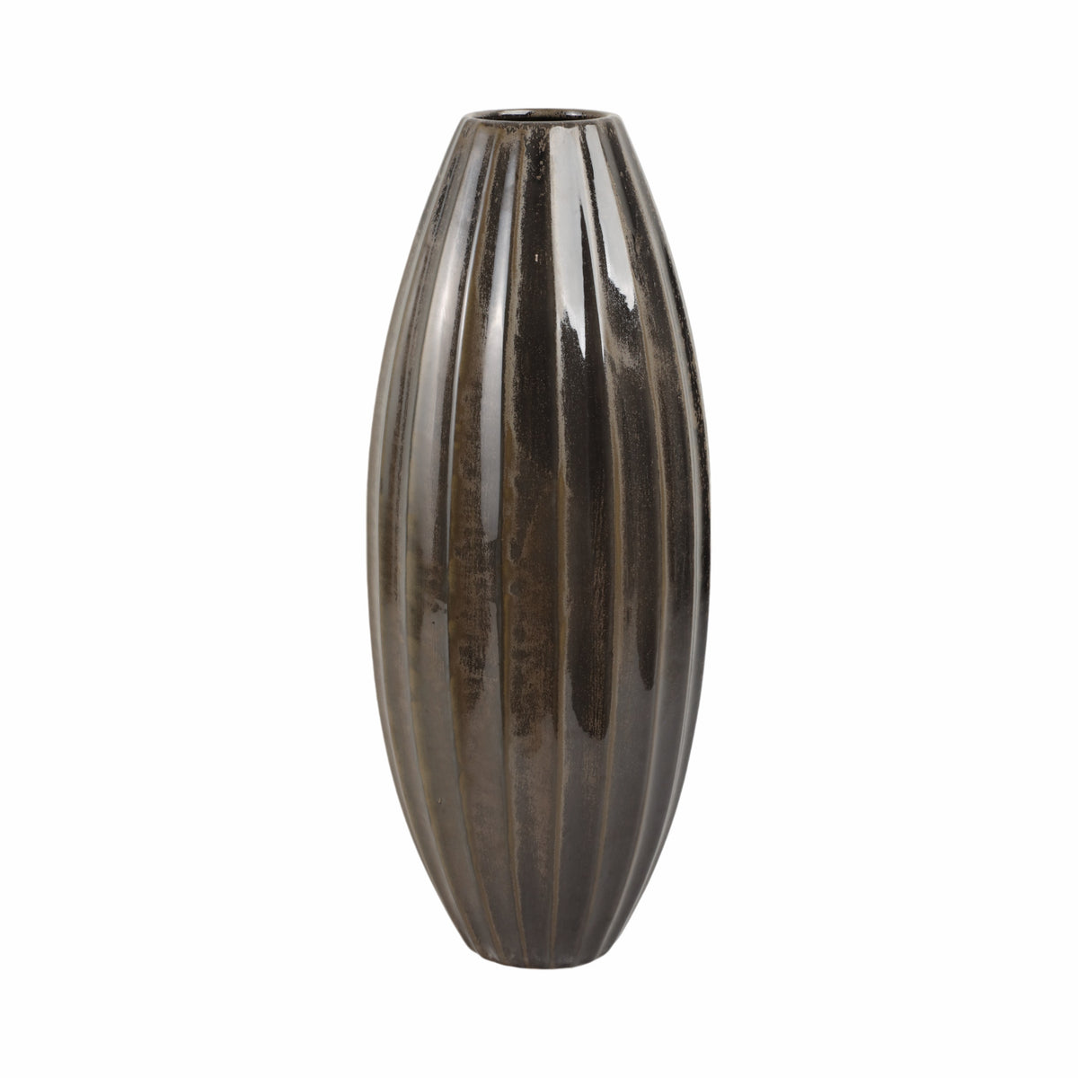 Tiltonridge Black Vase — 20″ — additional view