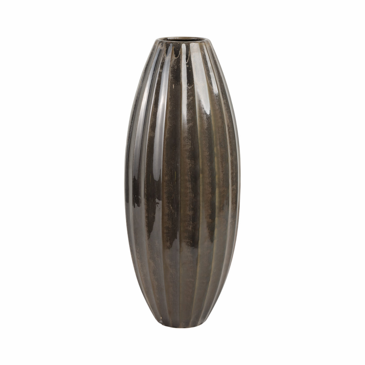 Tiltonridge Black Vase — 20″ — additional view