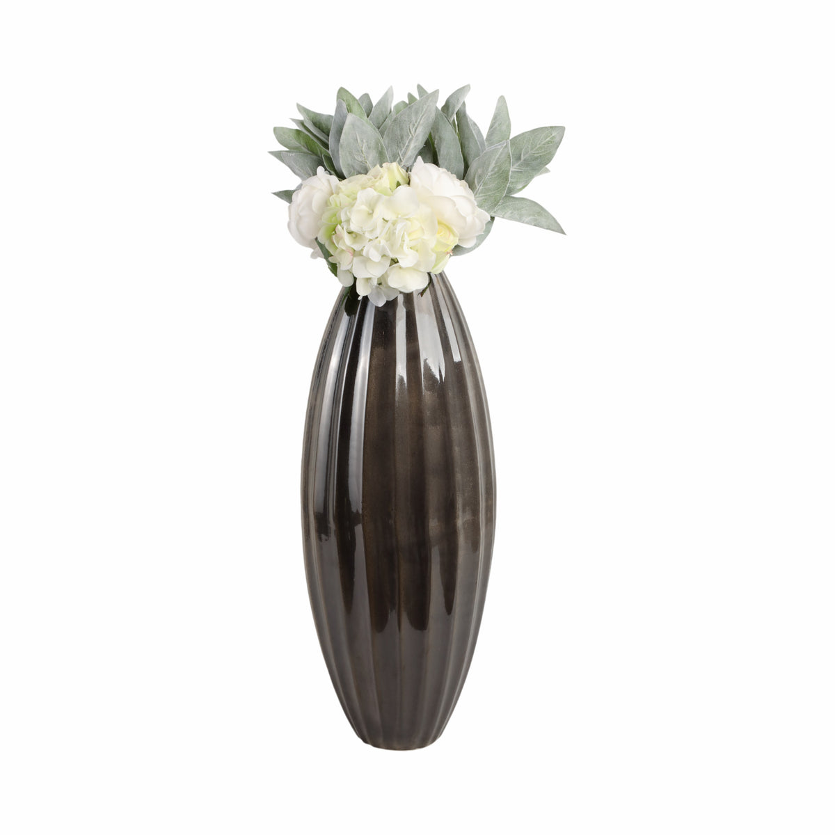 Tiltonridge Black Vase — 25″ — additional view