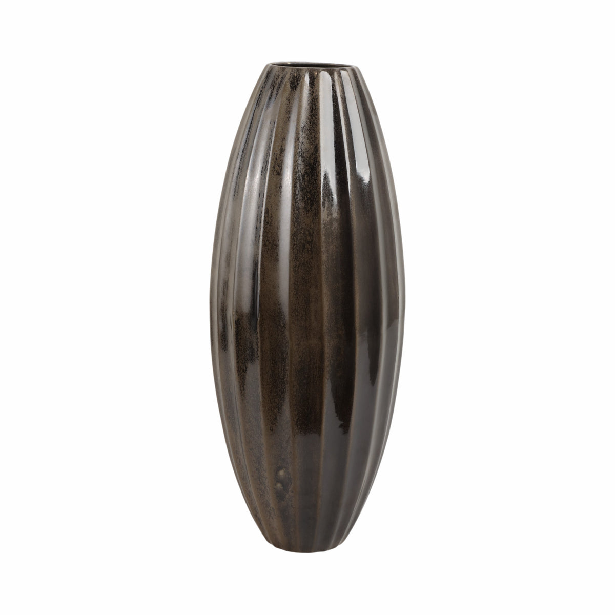 Tiltonridge Black Vase — 25″ — additional view
