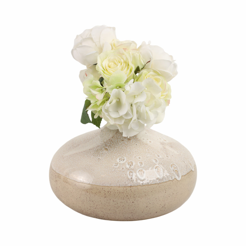Emmetoak Cream Vase — 9″ — additional view