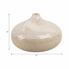 Emmetoak Cream Vase — 9″ — additional view