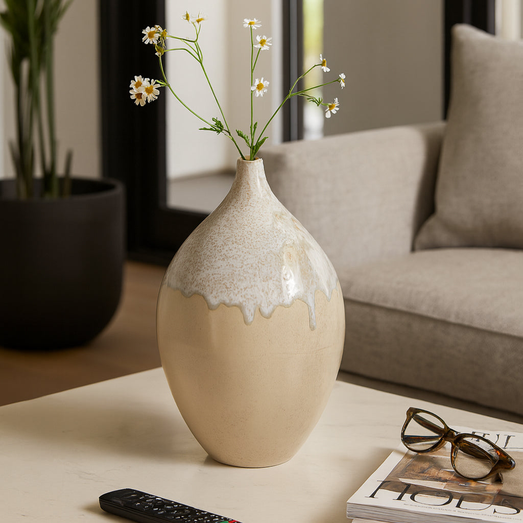 Emmetoak Cream Vase — 18″ — additional view