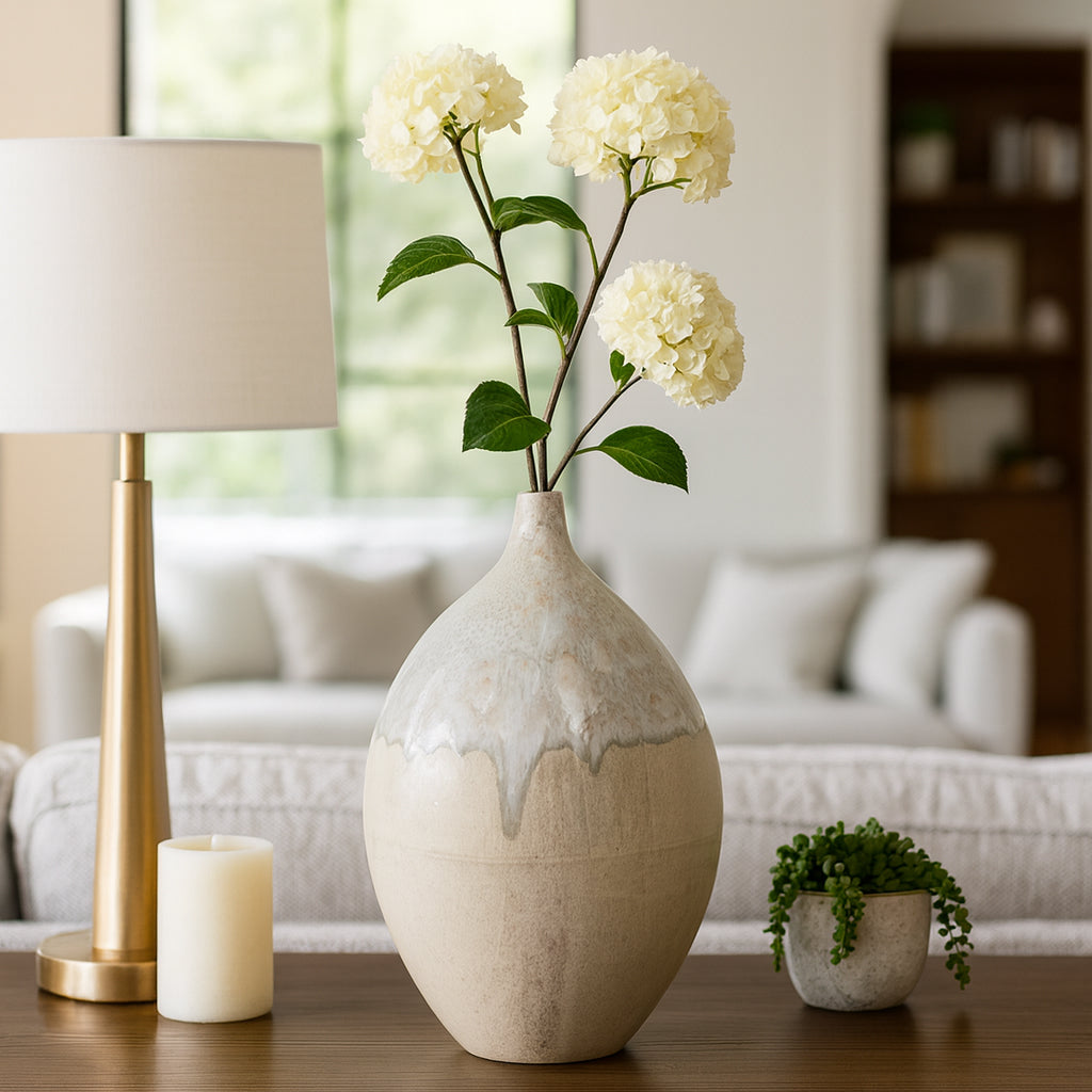 Emmetoak Cream Vase — 18″ — additional view