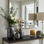 Tessgate Set of 3 Black Vases — 10″ — additional view