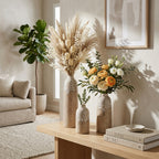 Kelseylake Set of 3 Tan Vases — 16″ — additional view