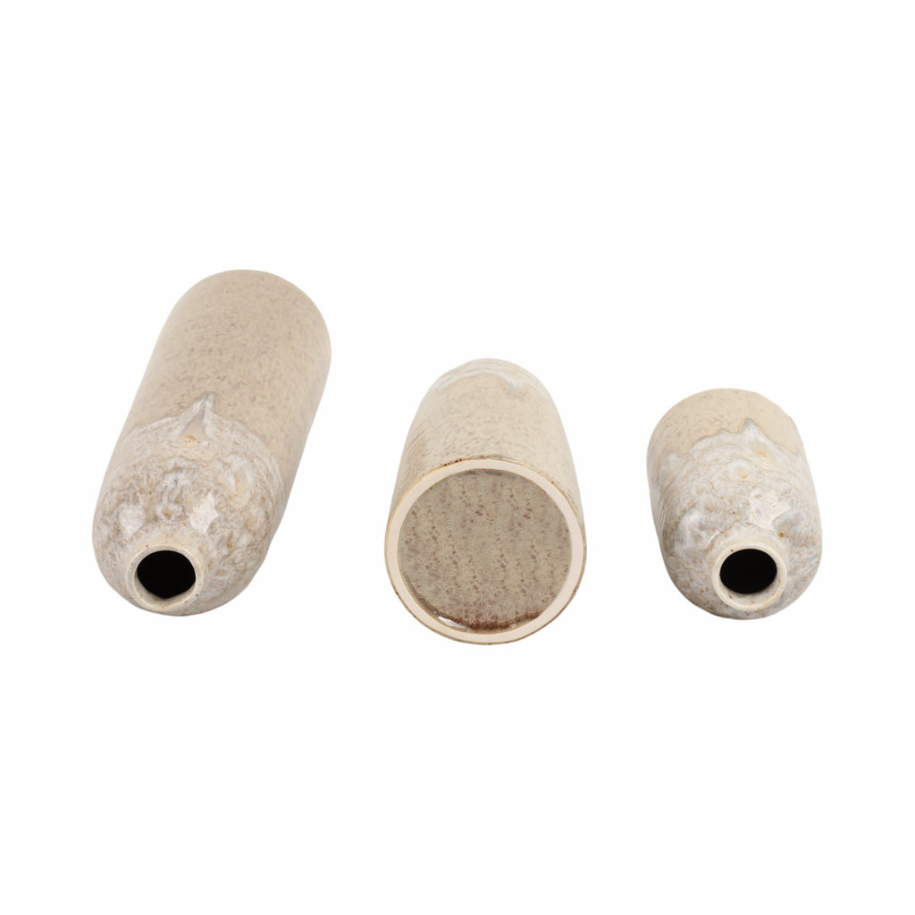 Kelseylake Set of 3 Tan Vases — 16″ — additional view