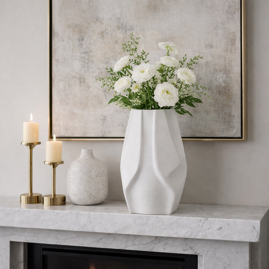 Gartonley Ivory Vase — 15″ — additional view