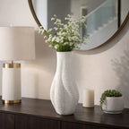 Hadfieldrose Ivory Vase — 16″ — additional view