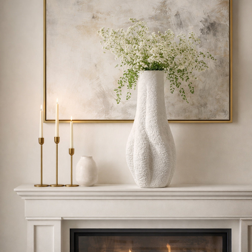 Hadfieldrose Ivory Vase — 16″ — additional view