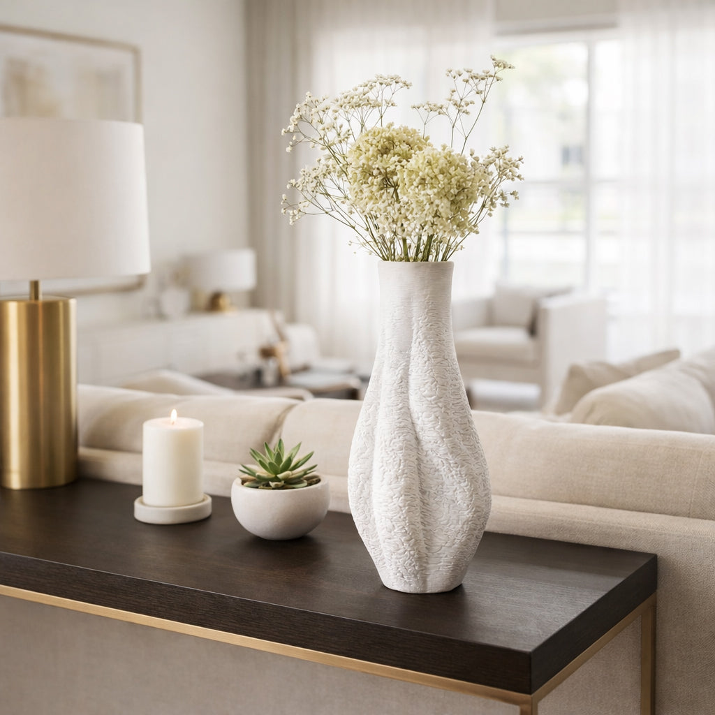 Hadfieldrose Ivory Vase — 16″ — additional view