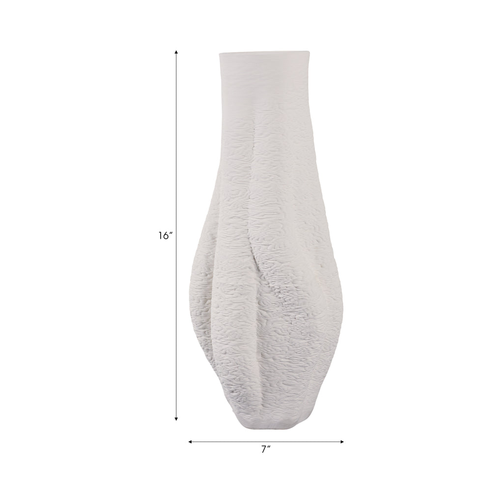 Hadfieldrose Ivory Vase — 16″ — additional view