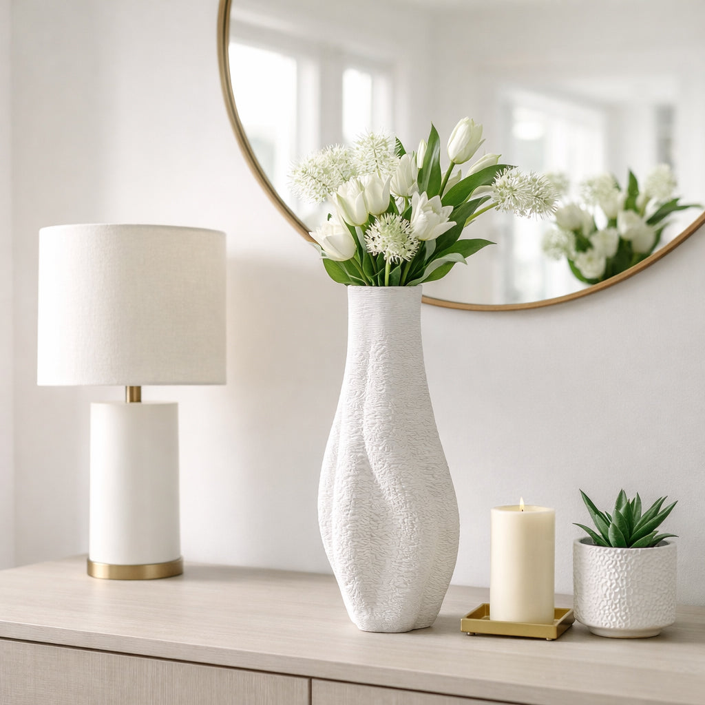 Hadfieldrose Ivory Vase — 20″ — additional view