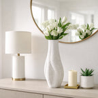 Hadfieldrose Ivory Vase — 20″ — additional view