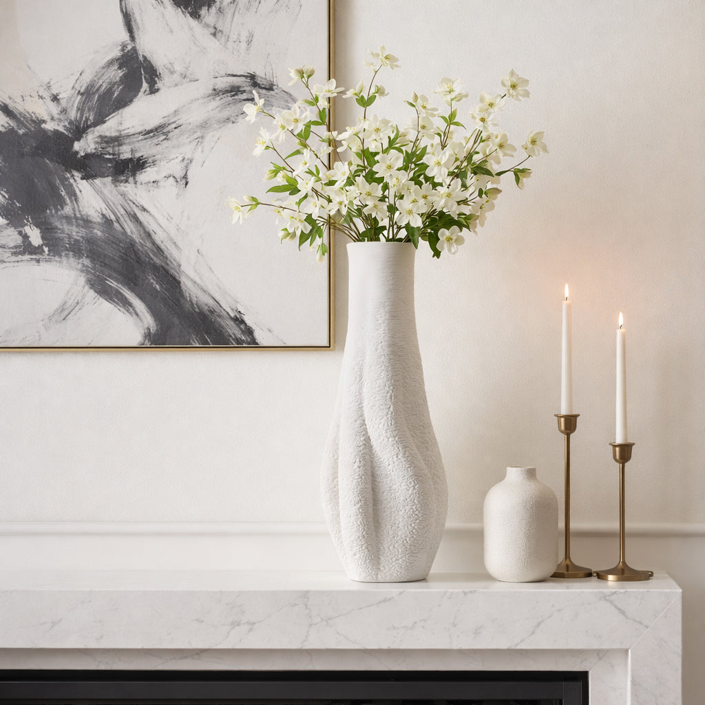 Hadfieldrose Ivory Vase — 20″ — additional view