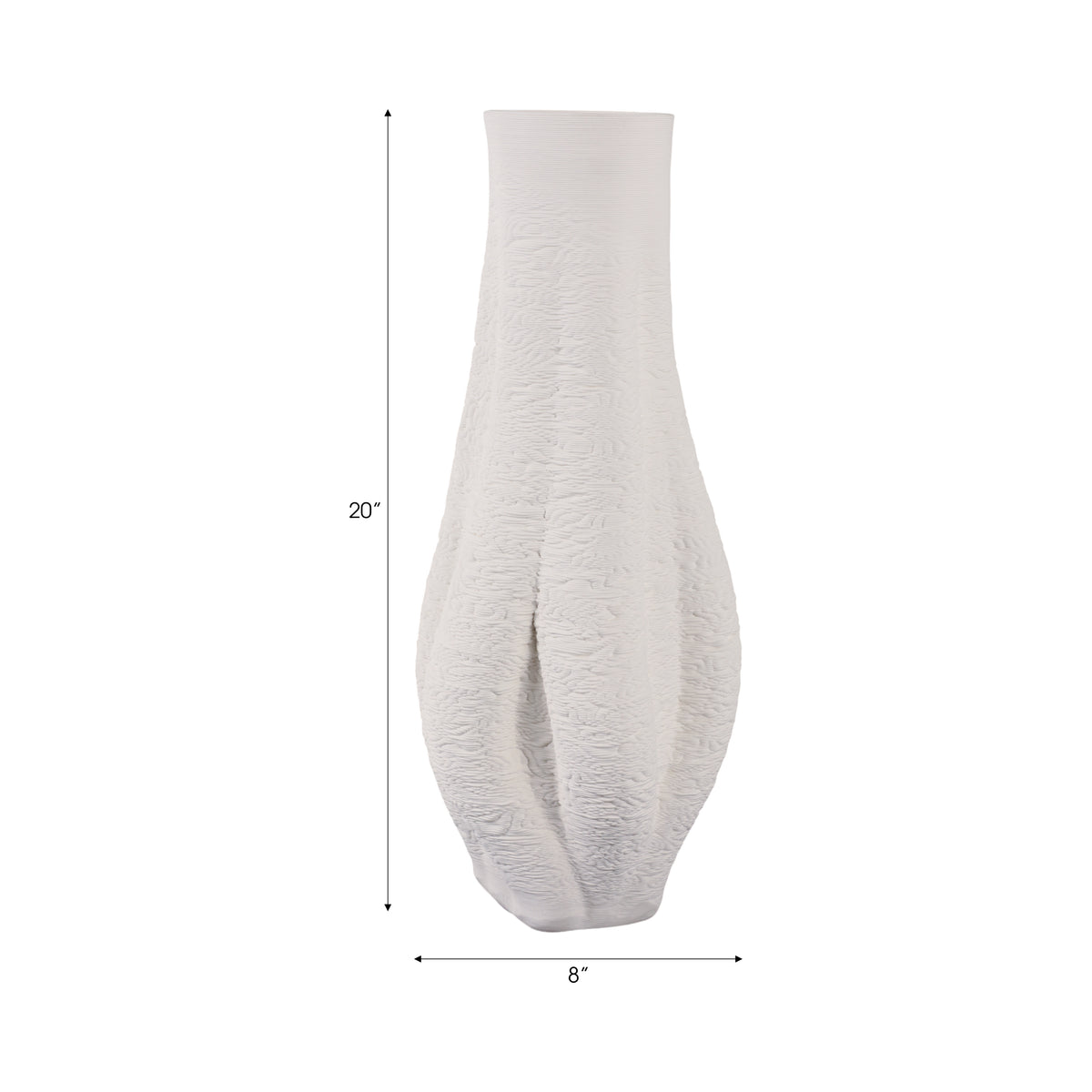 Hadfieldrose Ivory Vase — 20″ — additional view