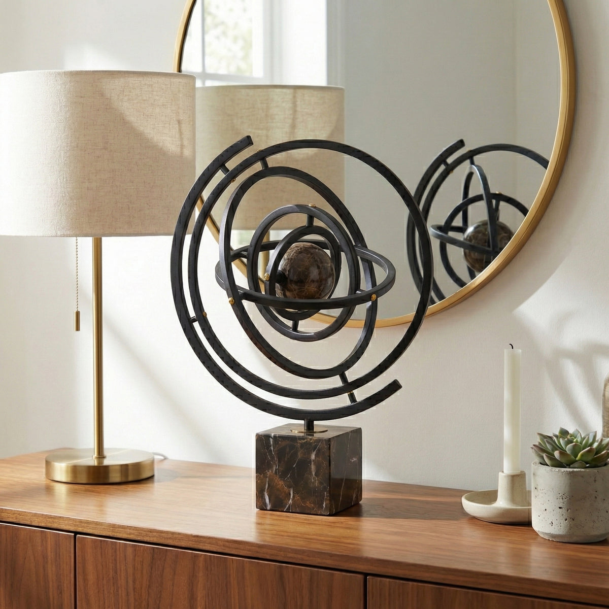 Braxtongrove Brown Decor — 17″ — additional view