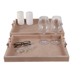 Nelsongate Set of 2 Tan Tray — 3″ — additional view