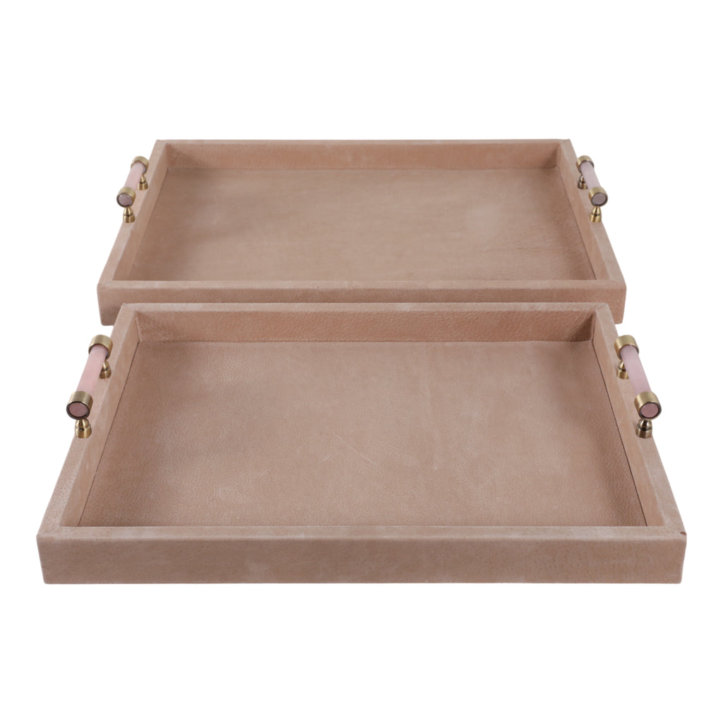 Nelsongate Set of 2 Tan Tray — 3″ — additional view