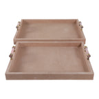 Nelsongate Set of 2 Tan Tray — 3″ — additional view