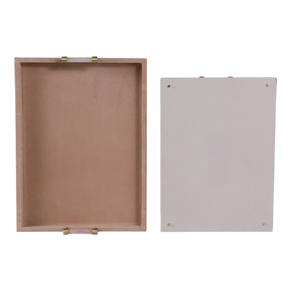Nelsongate Set of 2 Tan Tray — 3″ — additional view