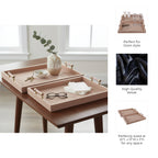 Nelsongate Set of 2 Tan Tray — 3″ — additional view