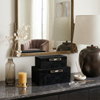 Granleyburn Set of 2 Black Boxes — 6″ — additional view