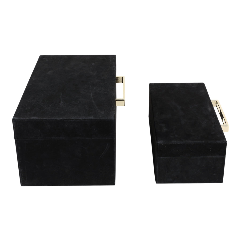 Granleyburn Set of 2 Black Boxes — 6″ — additional view