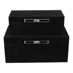 Granleyburn Set of 2 Black Boxes — 6″ — additional view