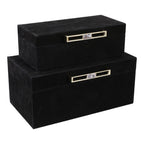 Granleyburn Set of 2 Black Boxes — 6″ — additional view