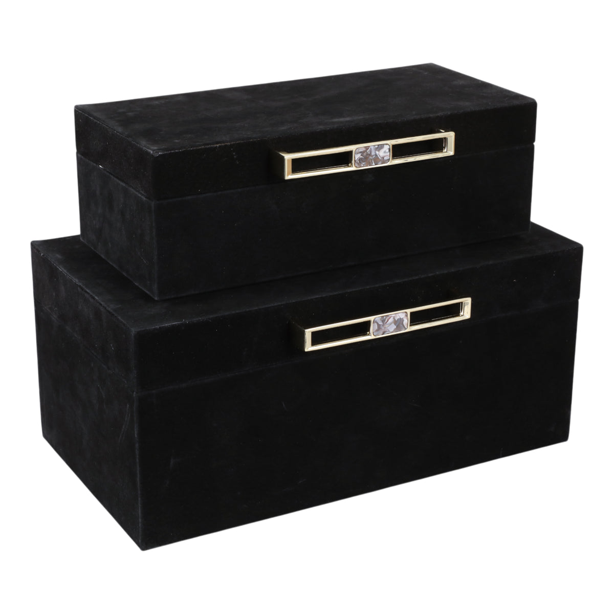 Granleyburn Set of 2 Black Boxes — 6″ — additional view