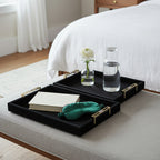 Eastoncrest Set of 2 Black Tray — 3″ — additional view