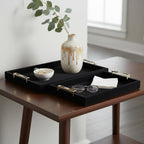 Eastoncrest Set of 2 Black Tray — 3″ — additional view