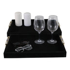 Eastoncrest Set of 2 Black Tray — 3″ — additional view