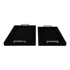 Eastoncrest Set of 2 Black Tray — 3″ — additional view