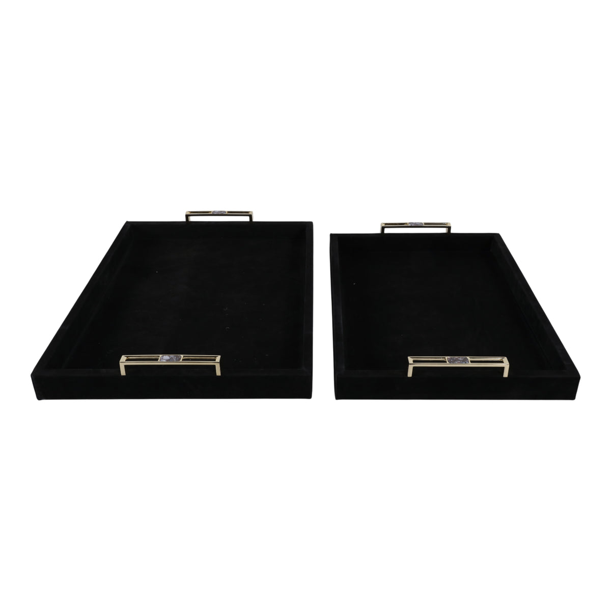 Eastoncrest Set of 2 Black Tray — 3″ — additional view