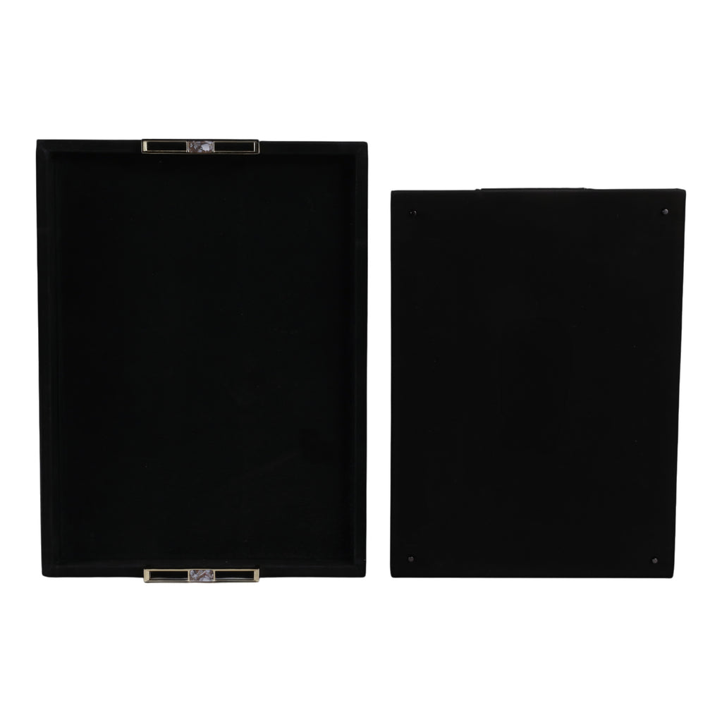 Eastoncrest Set of 2 Black Tray — 3″ — additional view