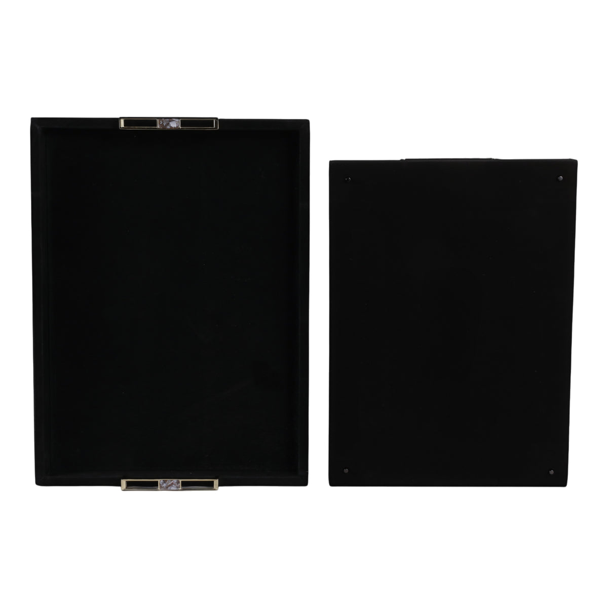 Eastoncrest Set of 2 Black Tray — 3″ — additional view