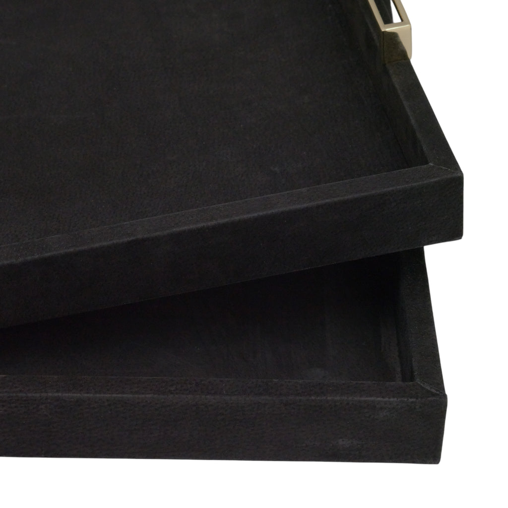 Eastoncrest Set of 2 Black Tray — 3″ — additional view