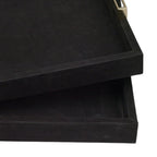 Eastoncrest Set of 2 Black Tray — 3″ — additional view