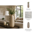 Burgessbrook Tan Vase — 22″ — additional view