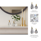 Wayland Set of 2 Clear Decor — 8″ — additional view