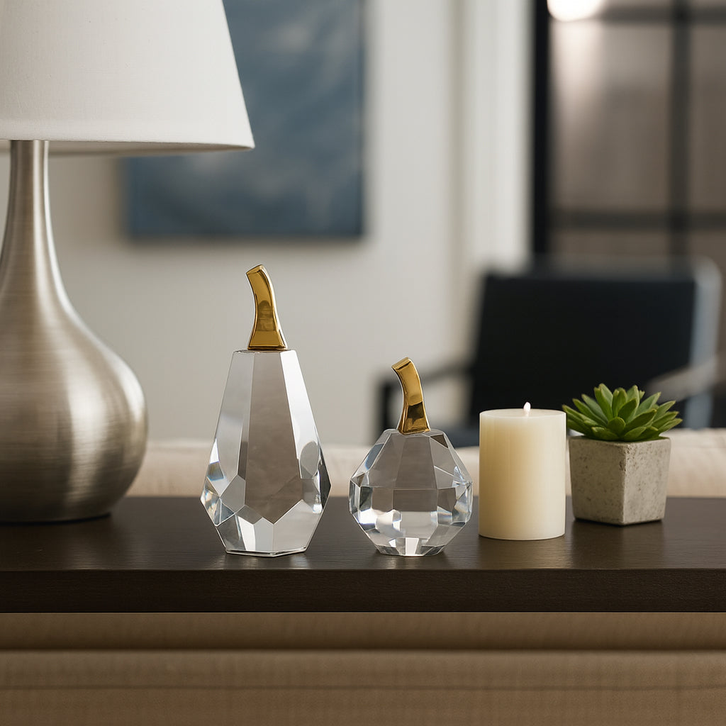 Wayland Set of 2 Clear Decor — 8″ — additional view