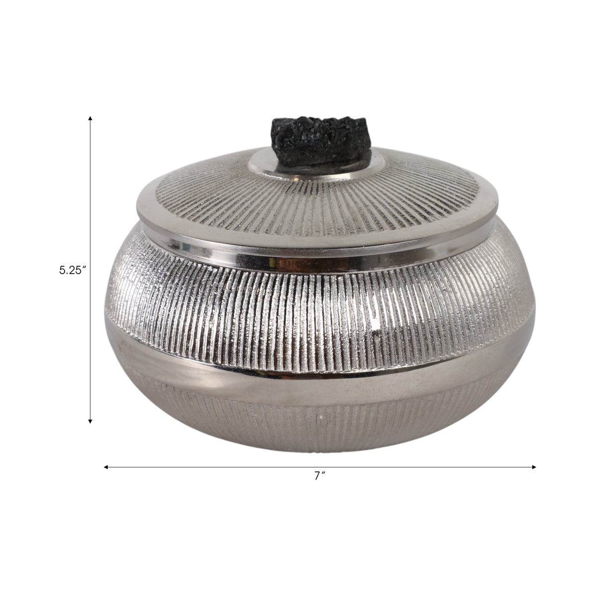 Fultonworth Silver Box — 5″ — additional view